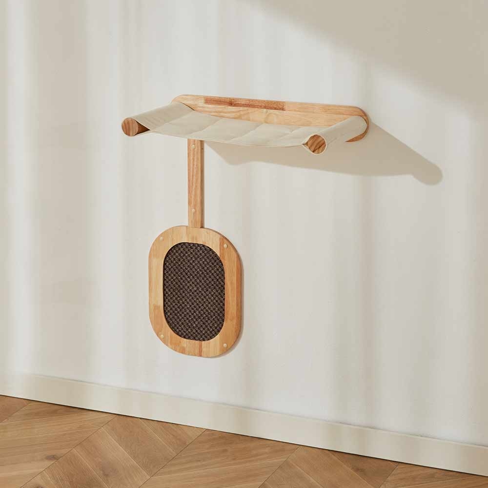 Nobby Nástěnný prvek - houpací síť NIO 70 x 31,5 x 79 cm krémová 1 balení