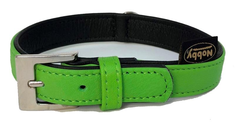 Nobby South obojek NAPPA kůže S-M 42cm zelená 1 balení