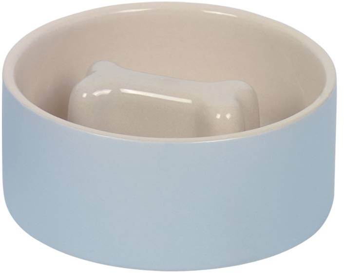 Nobby keramická protihltací miska Bone šedá 15 cm 500 ml 1 balení