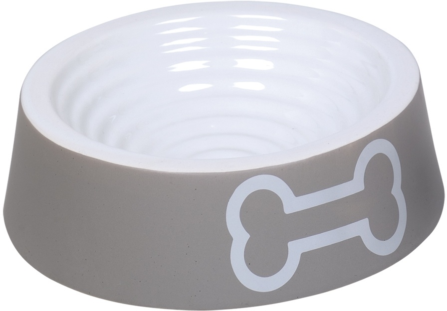 Nobby keramická miska BIG BONE šedo-bílá 24,0 x 7.0 cm / 0,70 l 1 balení