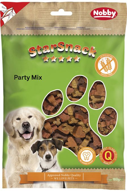 Nobby StarSnack Party Mix GRAIN FREE pamlsky 180g 1 balení