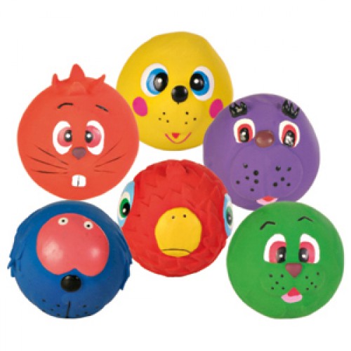 Nobby Face Ball hračka míček latex 7cm 1ks 1 balení