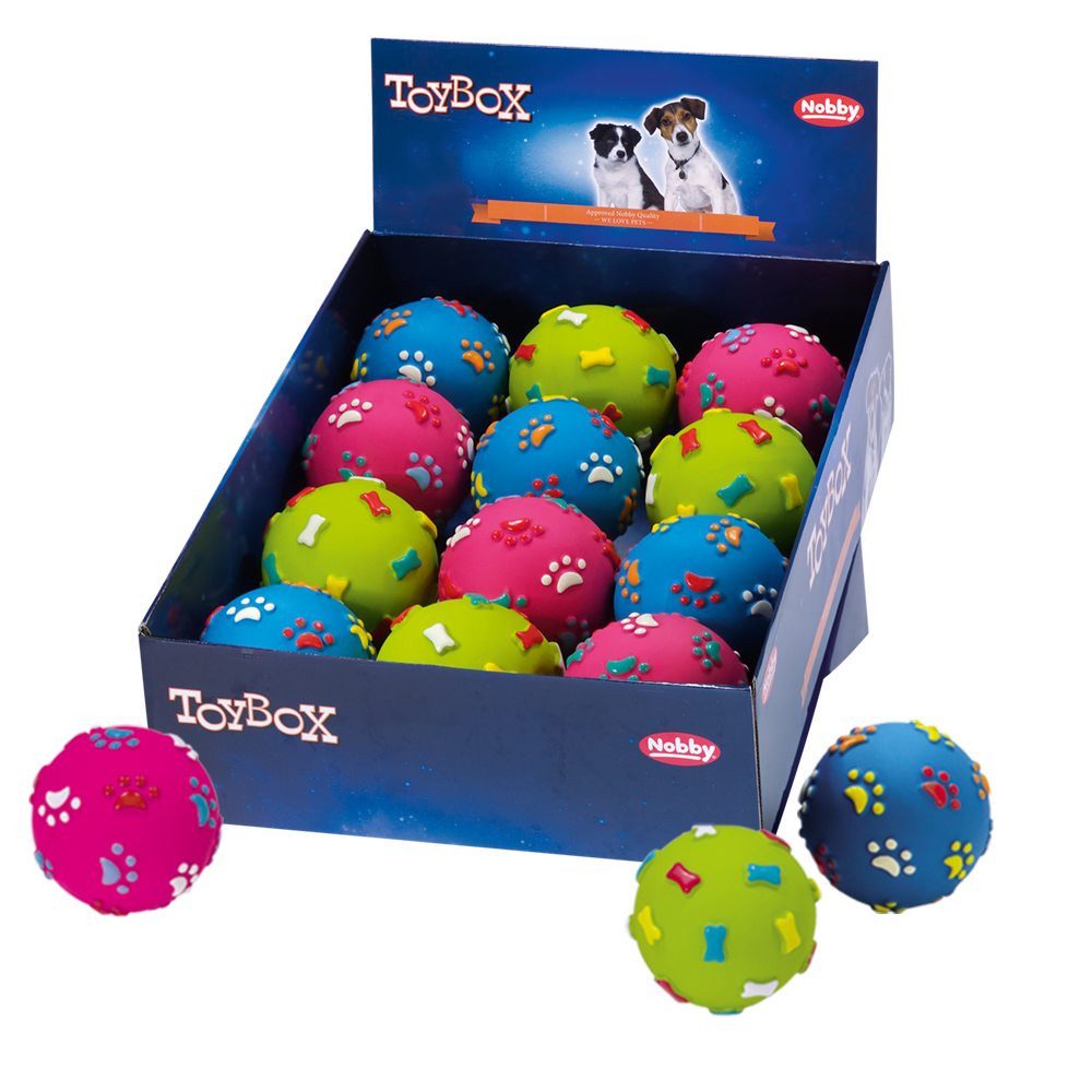 Nobby TOYBOX latex míčky 12 ks / 9 cm 1 balení