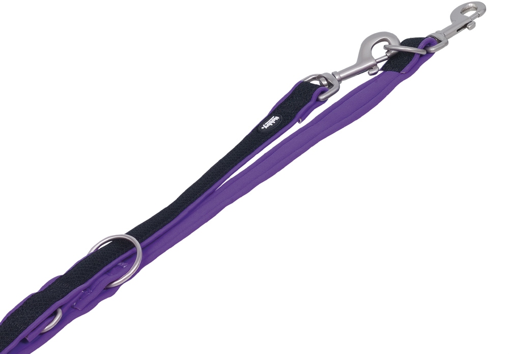 Nobby MESH PRENO vodítko neoprén fialové L/XL 200cm 1 balení