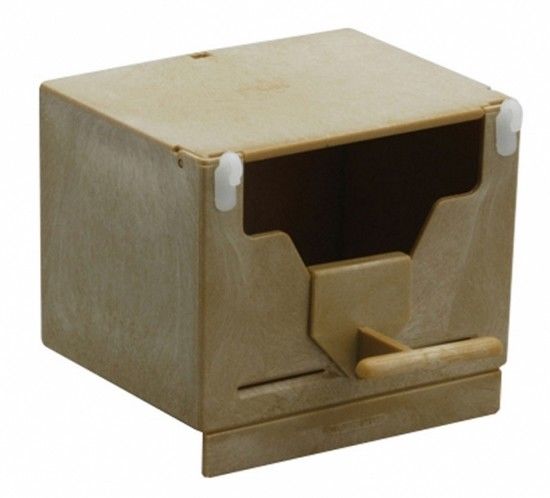 Nobby exotické hnízdo zelené s držákem 14,8 x 13,4 x 12,2 cm 1 balení
