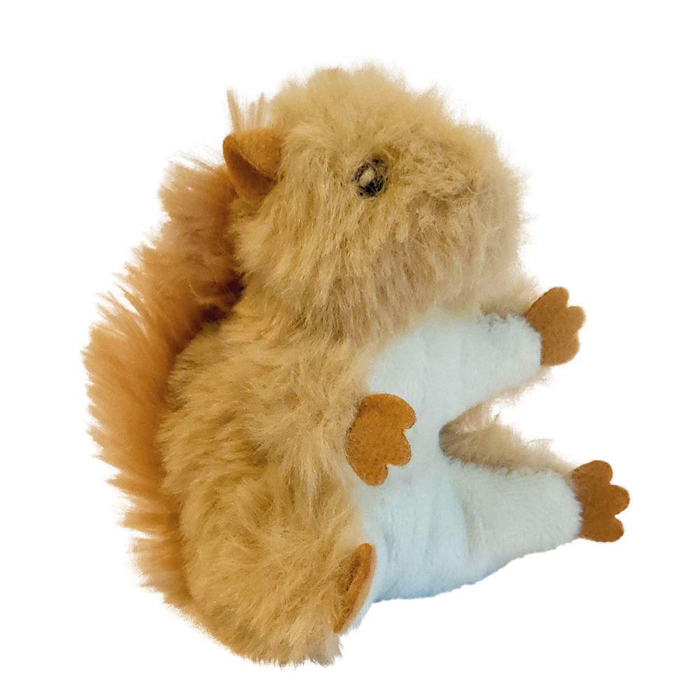 Nobby hračka kočka Plyšová veverka se zvukem 9 cm 1 balení