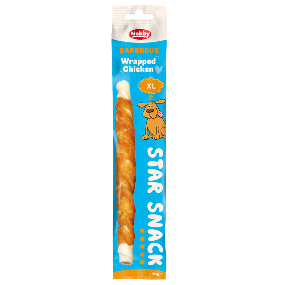 Nobby StarSnack Barbecue obalené kuřecí XL, cca 70 g 1 balení