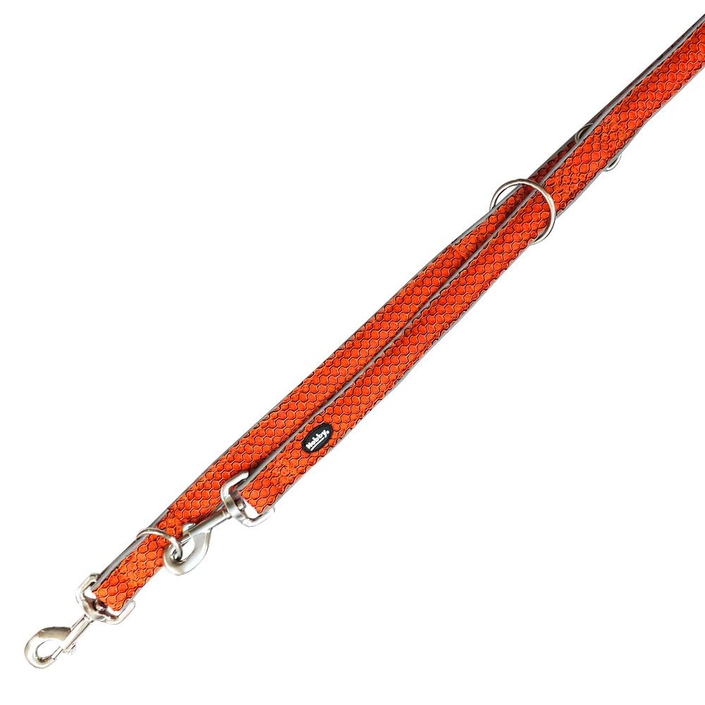 Nobby Tréninkové vodítko MESH AIR L-XL 32 mm 200 cm oranžová 1 balení