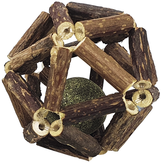 Nobby hračka pro kočky Kulička s Matatabi a Catnipem 11 cm 1 balení