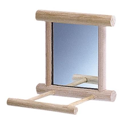 Nobby zrcátko s bidýlkem pro papoušky 10x10x10cm 1 balení