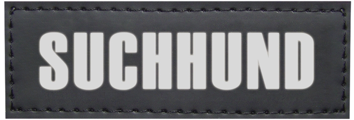 Nobby vyměnitelný nápis SUCHHUND na postroj Seguro 3x9cm 2ks 1 balení