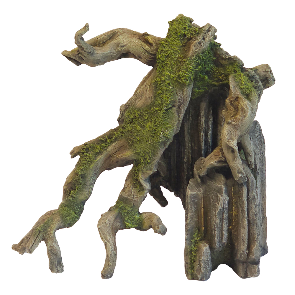 Nobby akvarijní dekorace KOŘEN NA SKÁLE 34,5 x 16 x 33 cm 1 balení