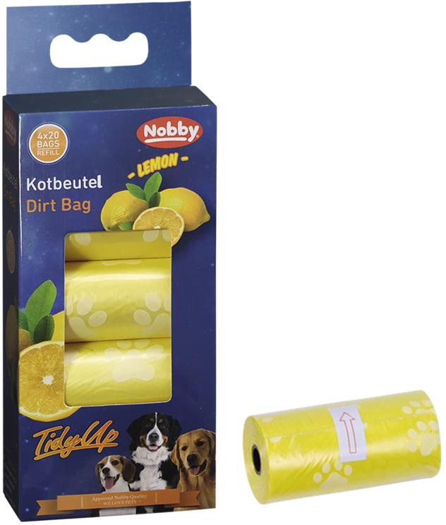 Nobby TidyUp sáčky na exkrementy s vůní 4 role 1 balení