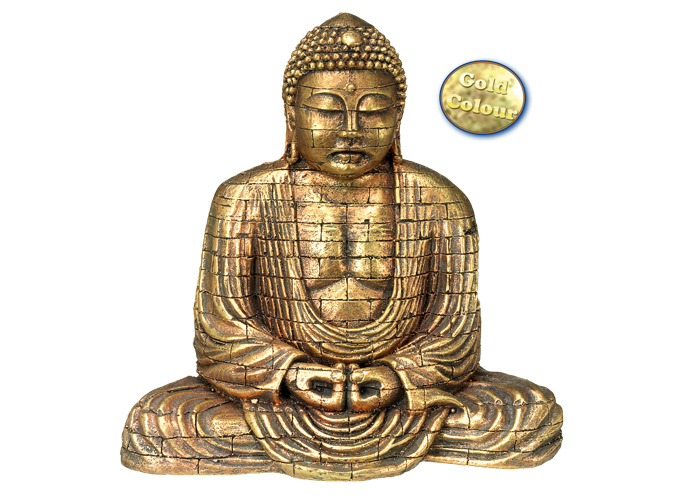 Nobby akvarijní dekorace zlatý Buddha 15,5 x 9,6 x 15,4 cm 1 balení