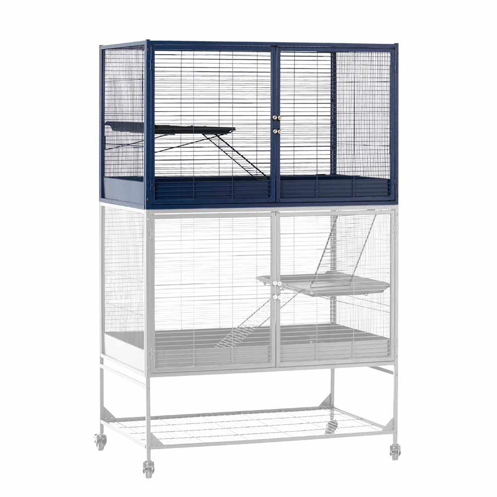 Klec pro hlodavce ROYAL SUITE 100 - 99,8 x 63,2 x 60,8 cm modrá - modrá 1 balení