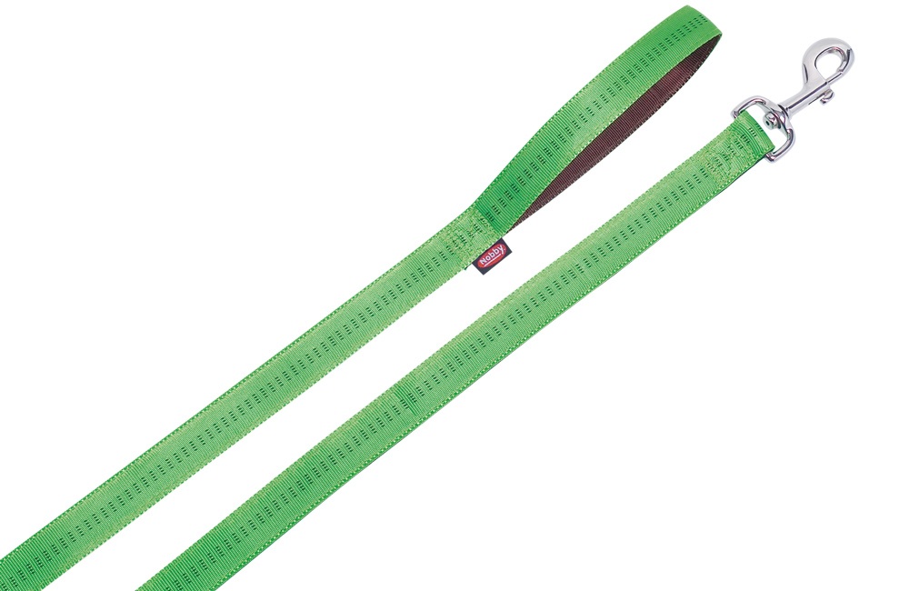 Nobby SOFT GRIP vodítko nylon 120cm / 25mm zelená 1 balení