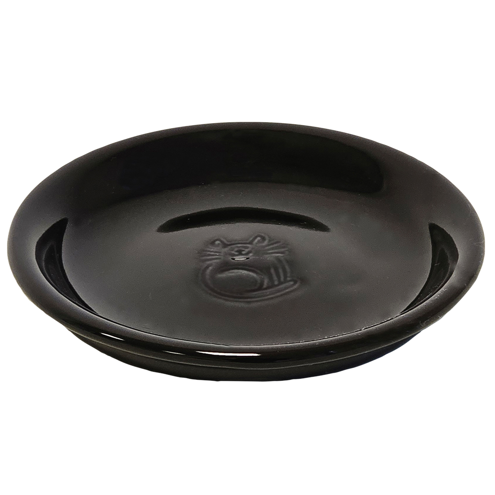 Nobby keramická miska pro kočky nízká 14 cm / 100 ml černá 1 balení