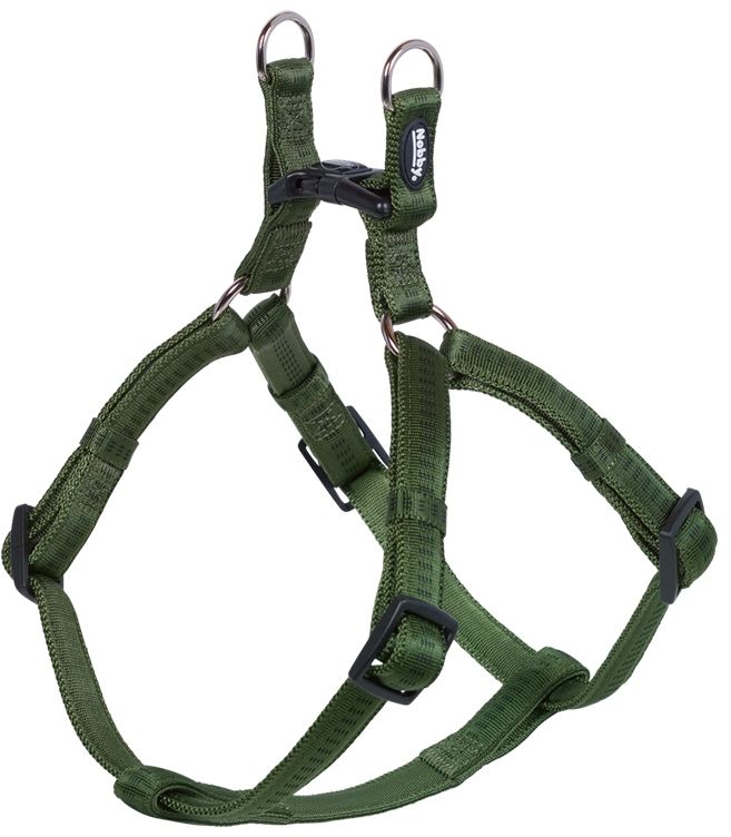 Nobby SOFT GRIP postroj nylon S-M 40-56cm / 15mm vojenská zelená 1 balení